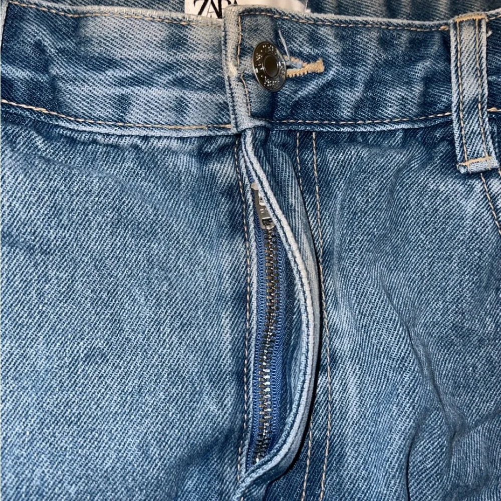 Zara denim mini cargo skirt - Picture 6 of 8